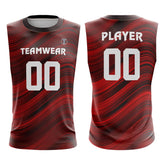 Lava Stream Compression 7V7 Flag football Jersey 3D effect